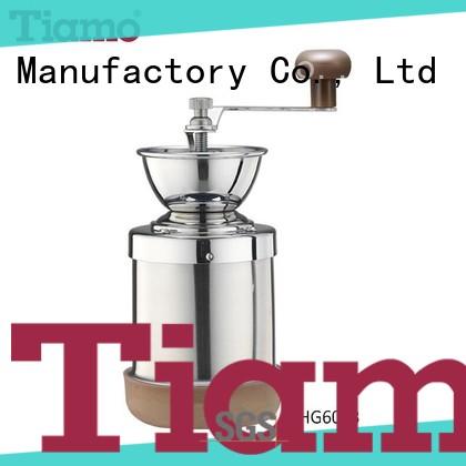 Tiamo black hand coffee grinder overseas market for coffee