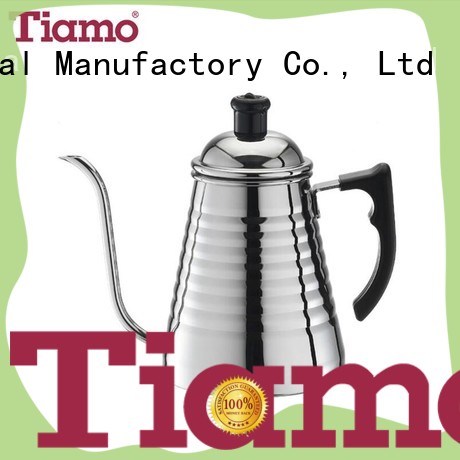 Tiamo black small coffee pot cheap for coffee shop