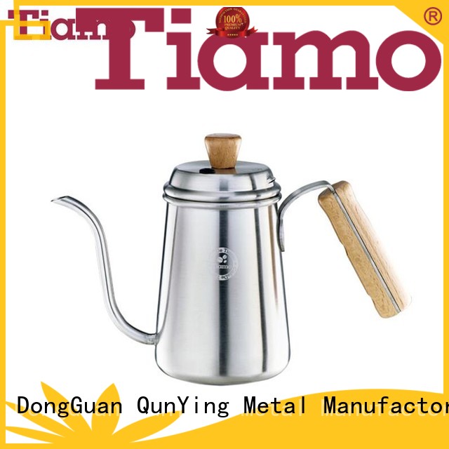 Tiamo mirror stainless steel coffee pot cheap for reseller