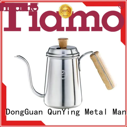 Tiamo new design stainless steel coffee pot personalized for coffee shop