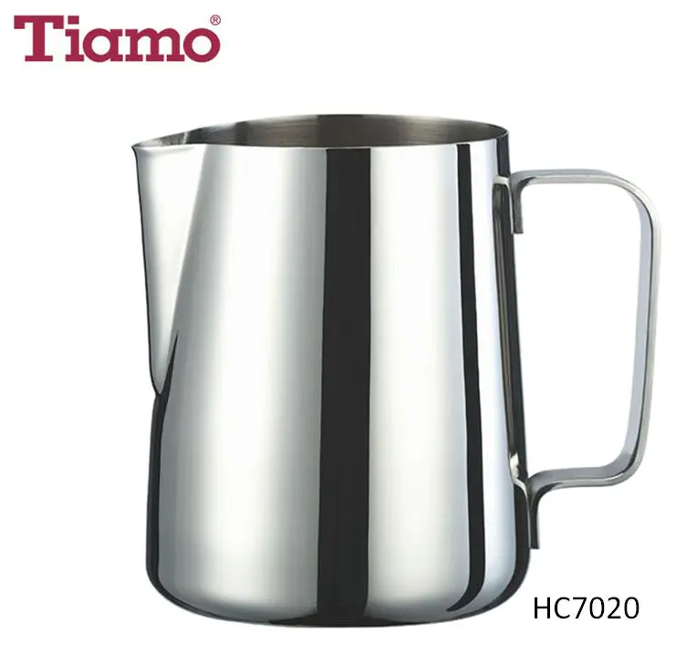 Tiamo Mirror Finish 18-8 Stainless Steel Milk Pitcher 600ml (HC7020)