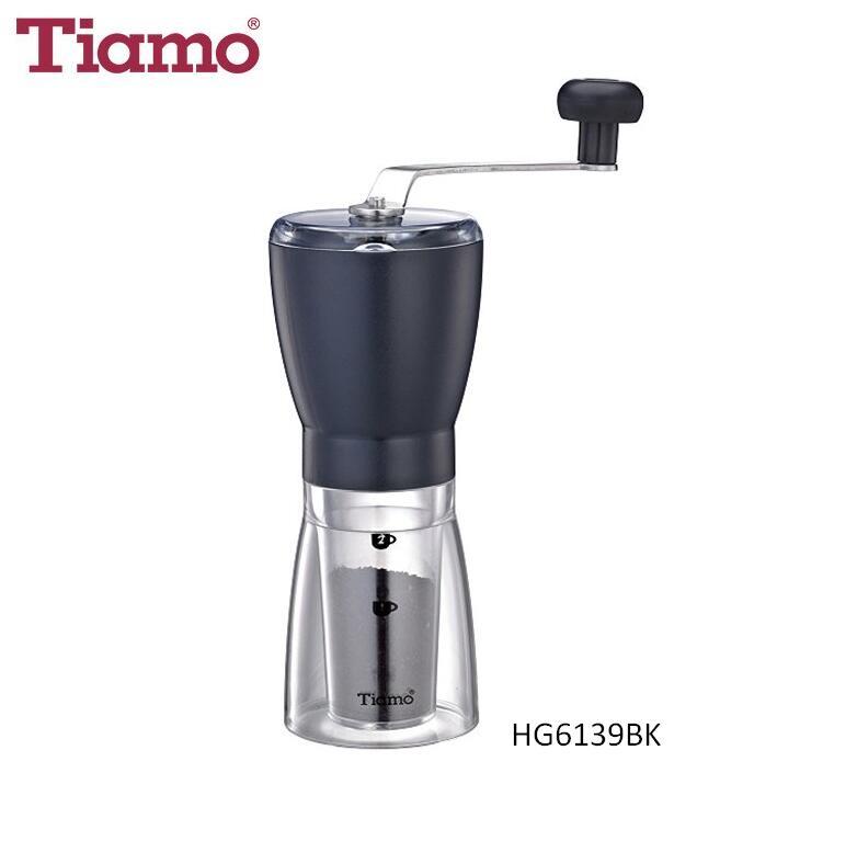 Tiamo 1308 Facile Manual Coffee Grinder - Black (HG6139BK)
