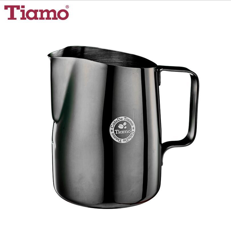 Tiamo 450ml Stainless Steel Milk Jug Sharp-crested  (HC7107TBK)