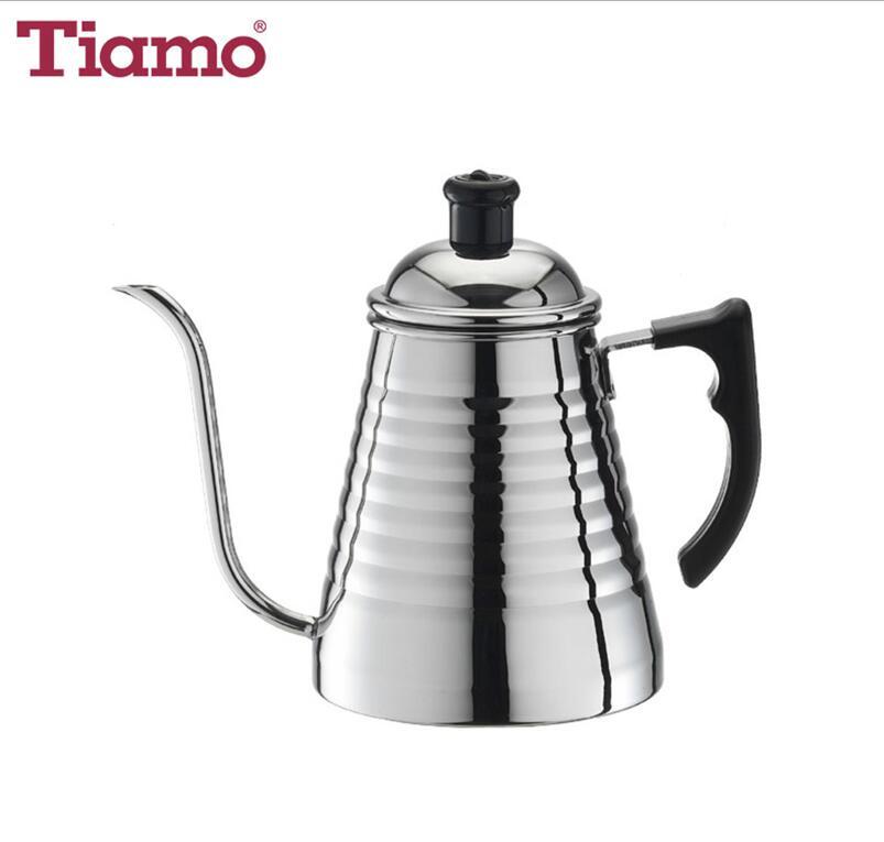 Tiamo Stainless Steel Coffee Pot w/Thermometer 700ml(HA1637)