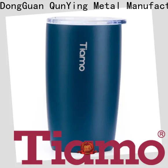 Tiamo 330ml double layer coffee mug supply for business