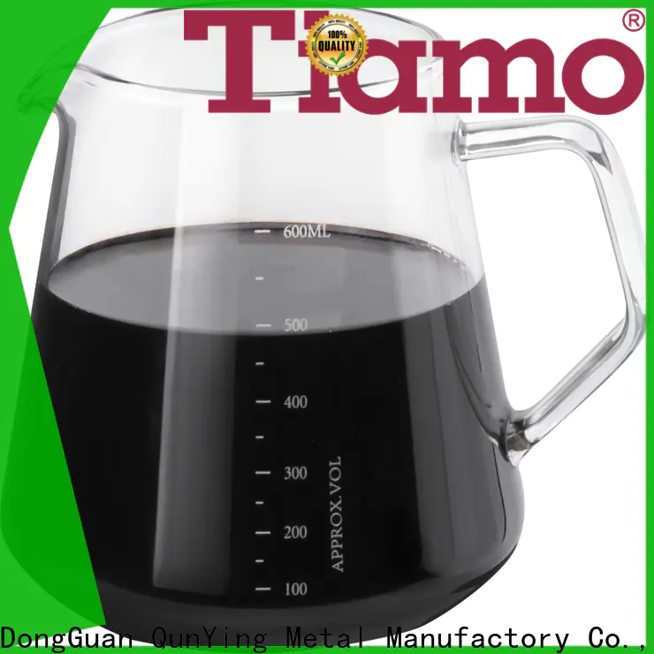 Tiamo wholesale glass coffee carafe supply for importer