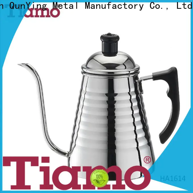 Tiamo pour small coffee pot customized for dealer