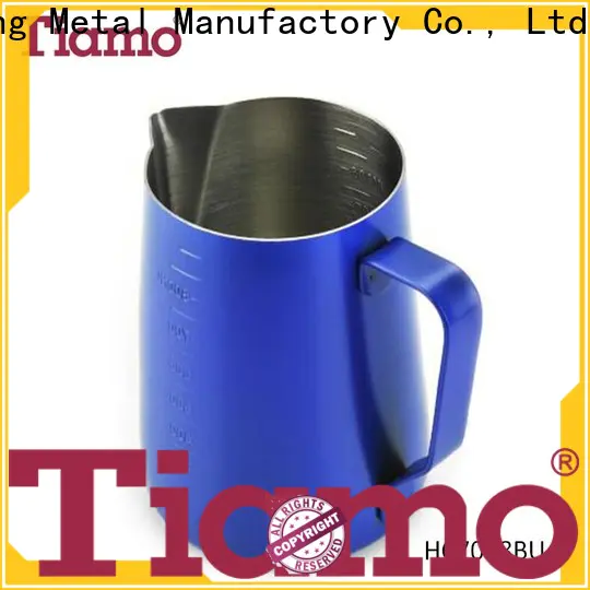 Tiamo low cost metal milk jug overseas trader for reseller