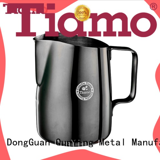 Tiamo golden stainless steel milk jug producer for retailer