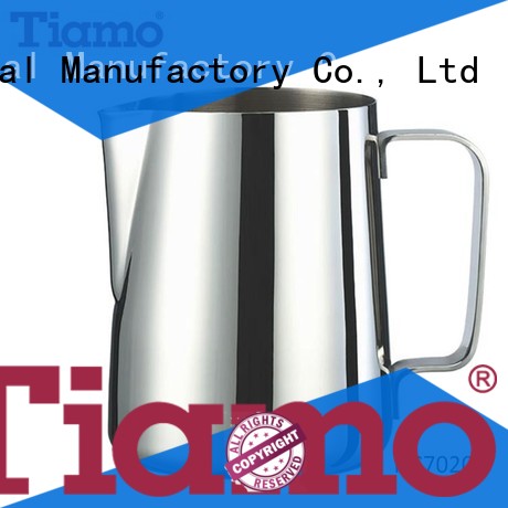 Tiamo titanium milk jug overseas trader for retailer