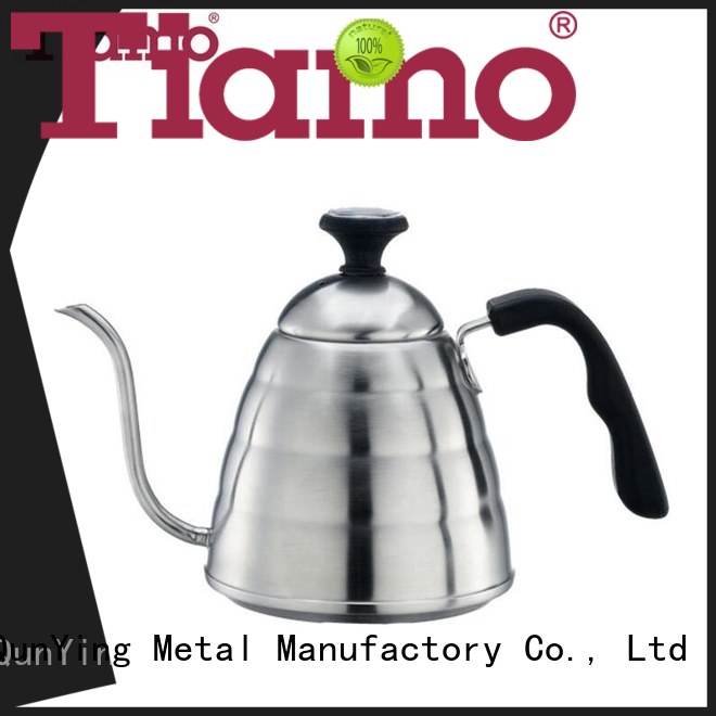 Tiamo stain stainless steel coffee pot cheap for dealer