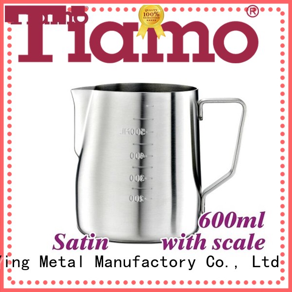 Tiamo low cost steel milk jug hc7086rd for sale