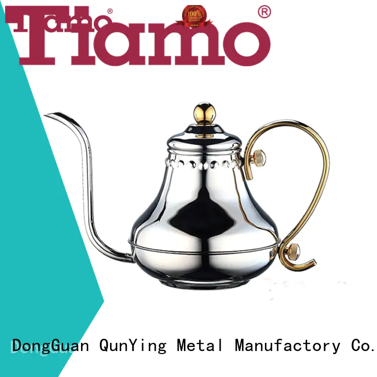 Tiamo new design small coffee pot customized for reseller
