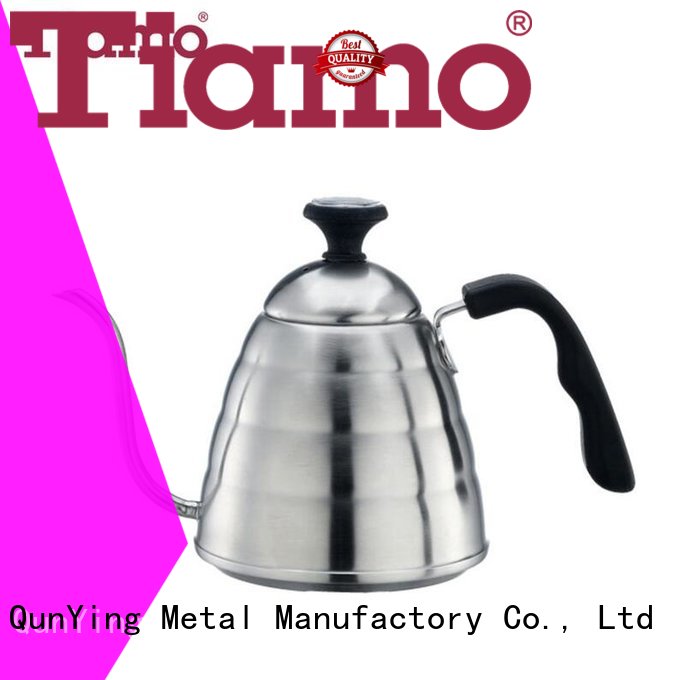 Tiamo steel best coffee pot cheap for reseller