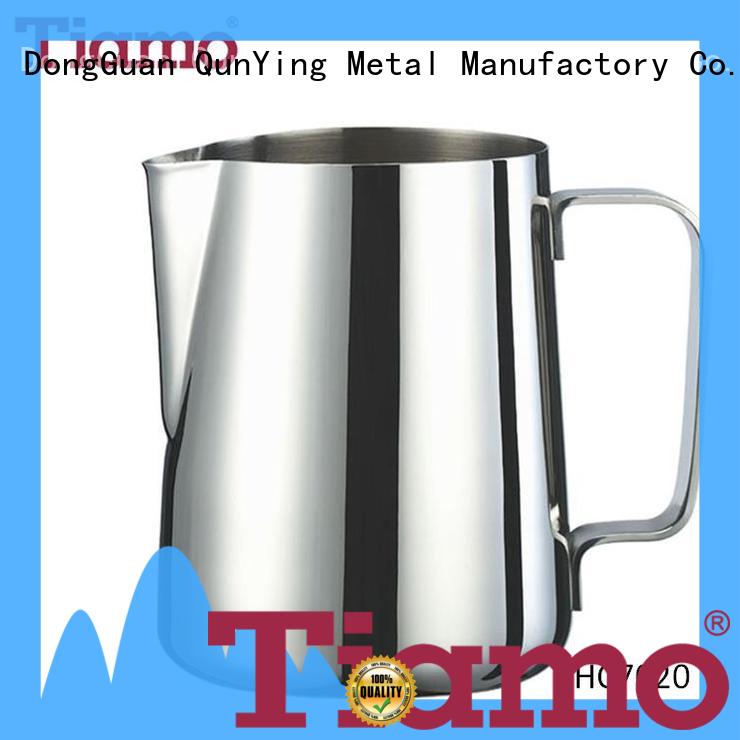 Tiamo most popular stainless steel milk jug exporter for reseller