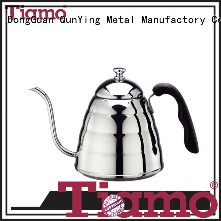 Tiamo best stainless steel coffee pot customized for dealer