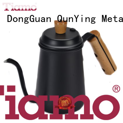 Tiamo new design stainless steel coffee pot customized for dealer