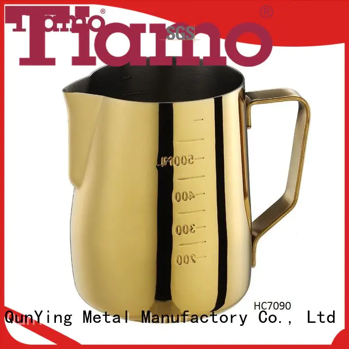 Tiamo new stainless steel milk jug producer for retailer