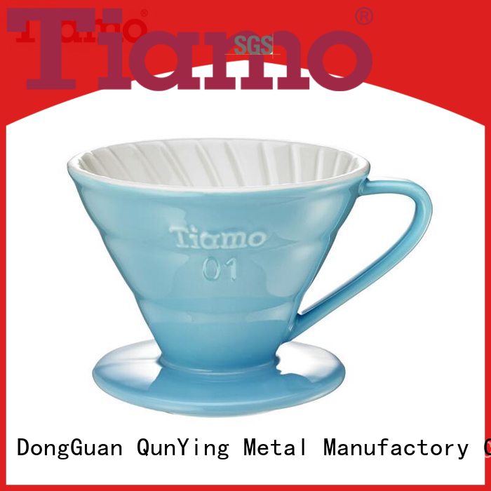 Tiamo coffee ceramic coffee dripper manufacturer for wholesale