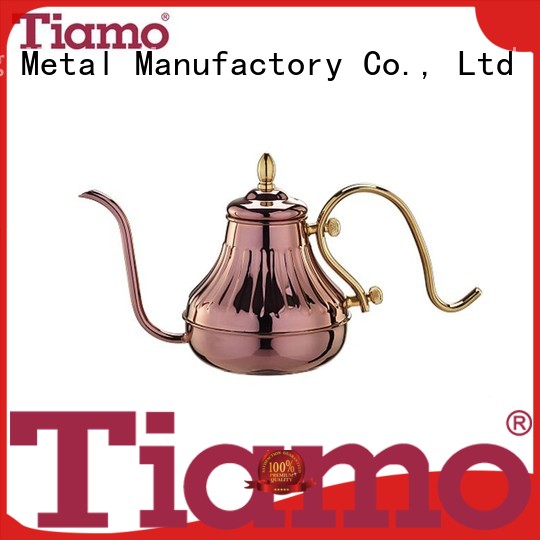 Tiamo best stainless steel coffee pot personalized for reseller