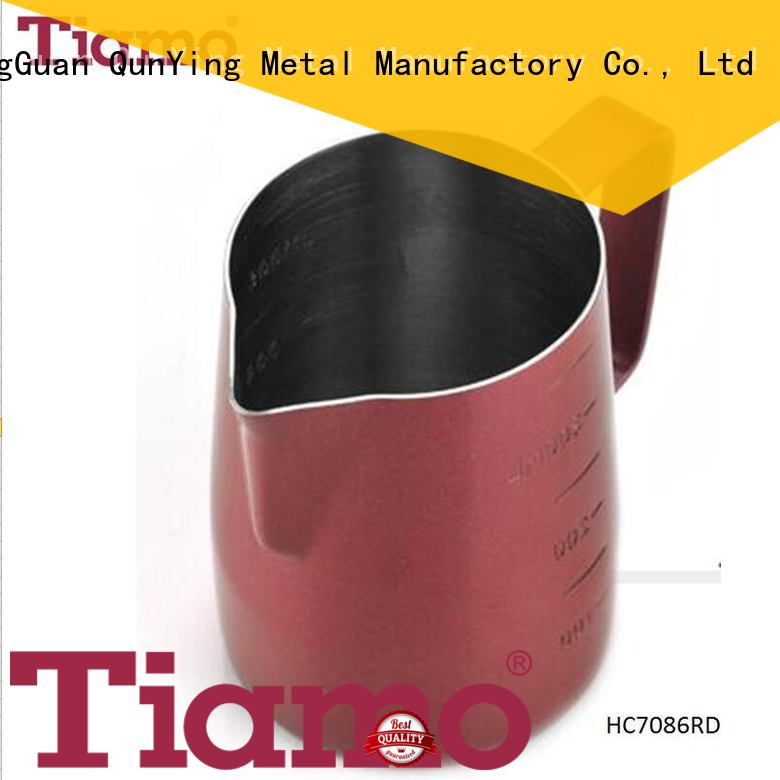 Tiamo unique frothing pitcher producer for reseller
