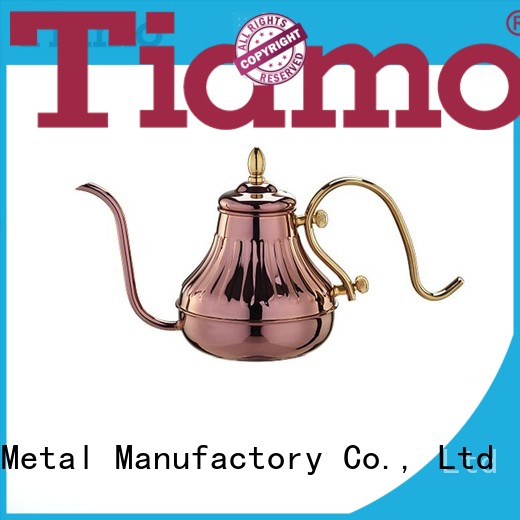 Tiamo pour stainless steel coffee pot cheap for dealer