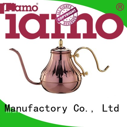 Tiamo 1301pour stainless steel coffee pot personalized for coffee shop
