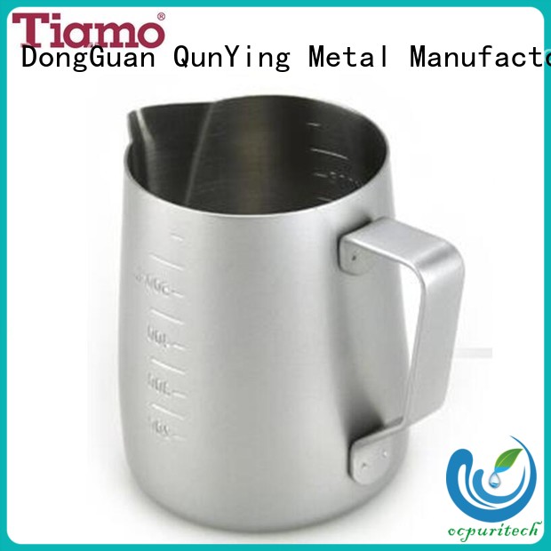 Tiamo Brand manual filter resistant jug milk pitcher