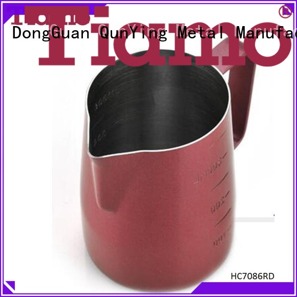 blue long Tiamo Brand stainless steel jug factory