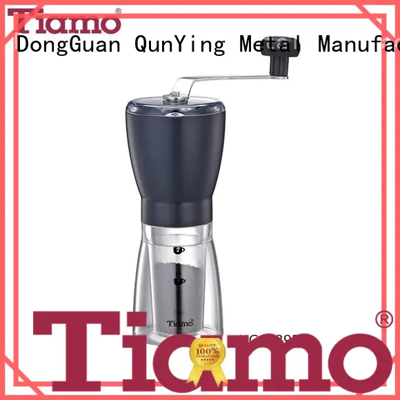 Tiamo stainless commercial coffee grinder overseas market for coffee shop