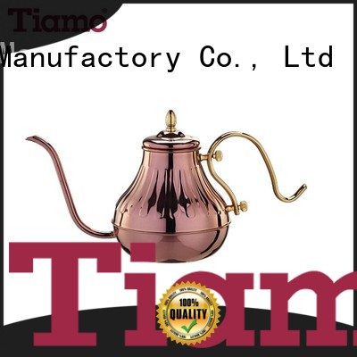 Tiamo pourover stainless steel coffee pot customized for dealer