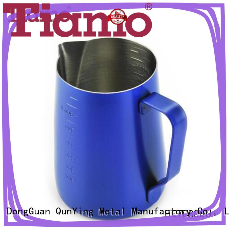 Tiamo steel milk jug producer for retailer
