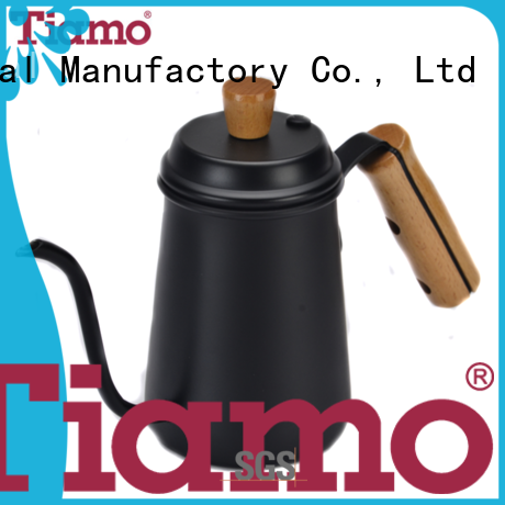 Tiamo coffee stainless steel coffee pot customized for reseller