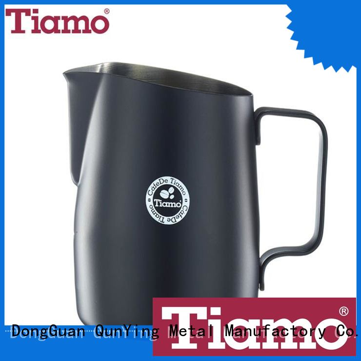 Tiamo Brand coating professional stainless steel jug