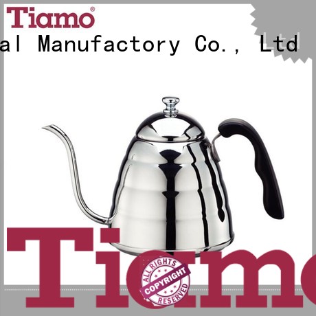 Tiamo good quality simple coffee pot steel for reseller