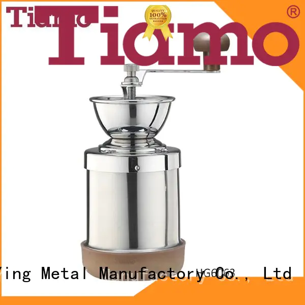 Tiamo black small coffee grinder international market for small business