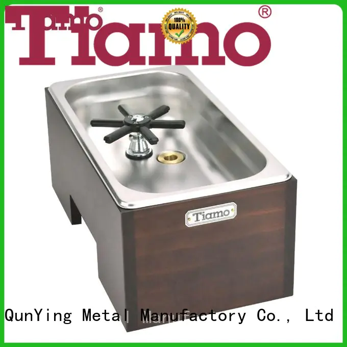 Tiamo new stainless steel basin with cup washer order now for business