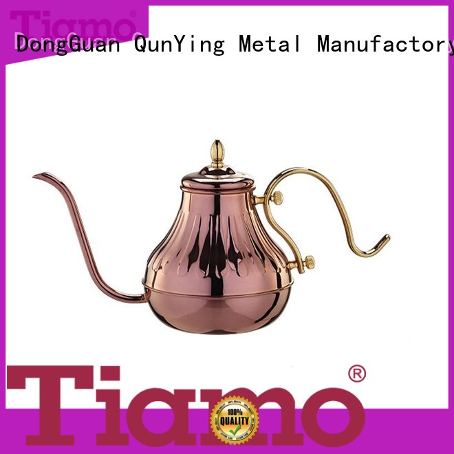 Tiamo new design stainless steel coffee pot cheap for coffee shop