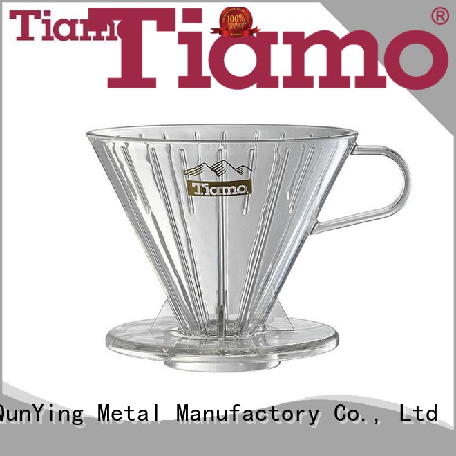 Tiamo stainless hand drip coffee manufacturer for sale
