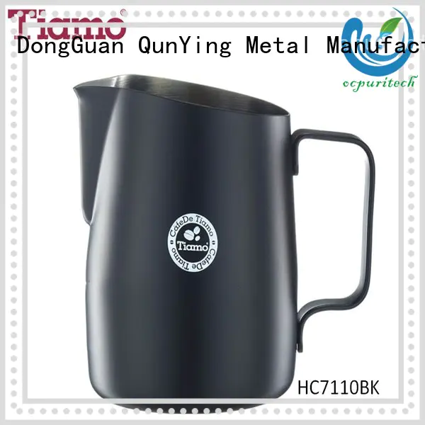 stainless steel jug cups grinderblack milk pitcher manufacture