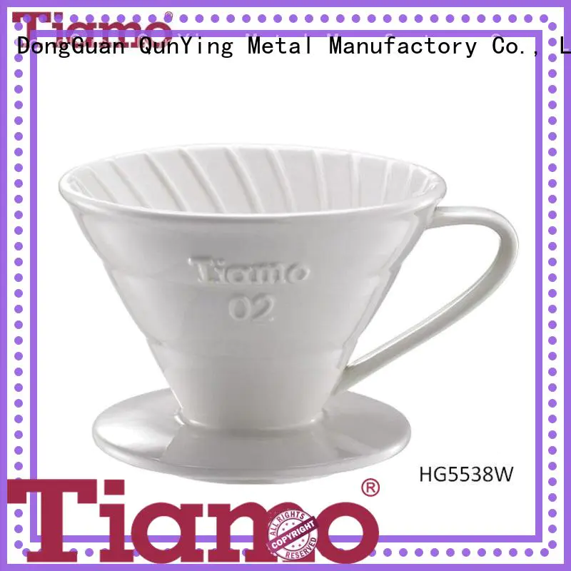 Tiamo rib pour over coffee filter manufacturer for wholesale