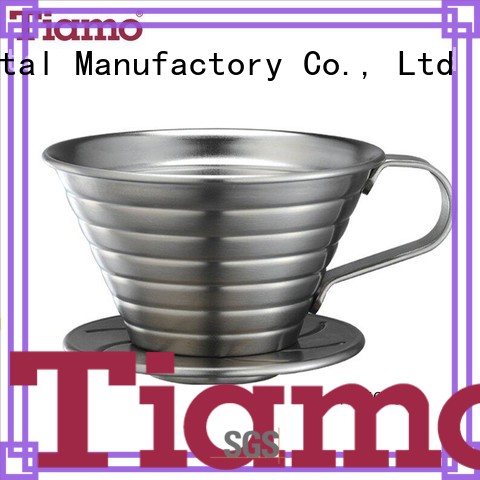 Tiamo K02 Stainless Steel Coffee Dripper for 2-4 Cups (HG5050)