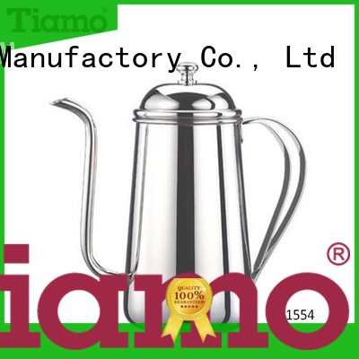 new design small coffee pot bronzed customized for coffee shop