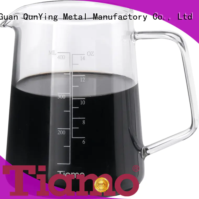 Tiamo price glass coffee carafe suppliers for importer