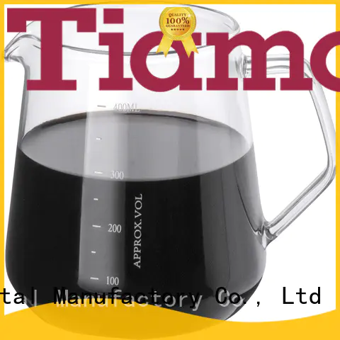 Tiamo top glass coffee server for business for trader