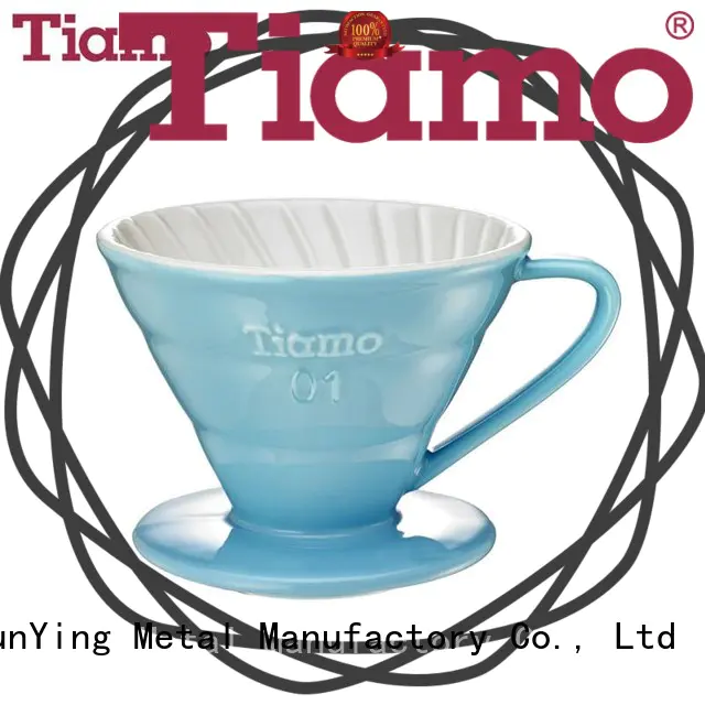 Tiamo porcelain pour over coffee filter chinese manufacturer for coffee