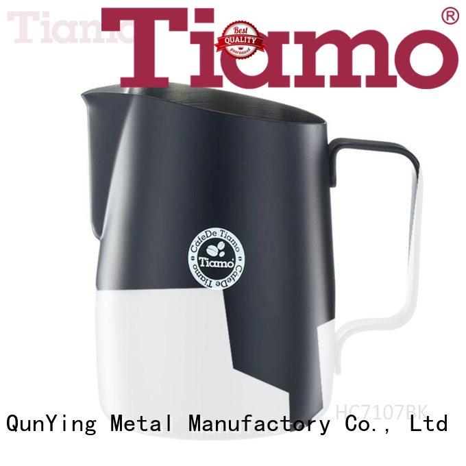 Stainless Steel Milk Jug Sharp Spout Black 450cc (HC7107BK)
