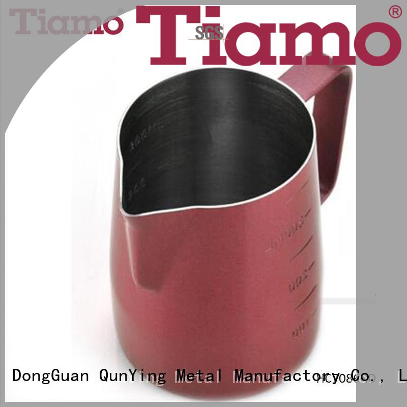 Tiamo 360cc milk pitcher producer for reseller