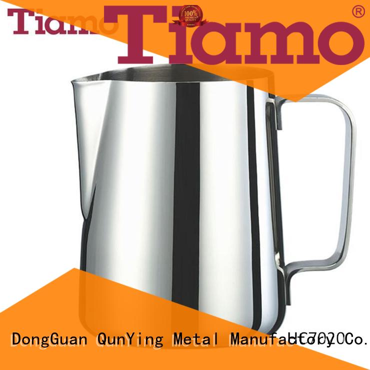Tiamo steel milk pitcher producer for retailer