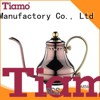 Tiamo ha1656bk basic coffee pot personalized for dealer